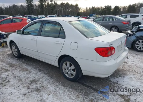 2007 Toyota Corolla Le from USA, damaged, VIN 2T1BR32EX7C785846